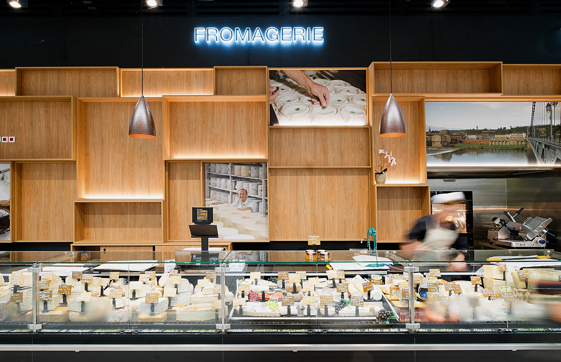 Photographie d'un détail de l'intérieur de Villemur-sur-Tarn, fromagerie