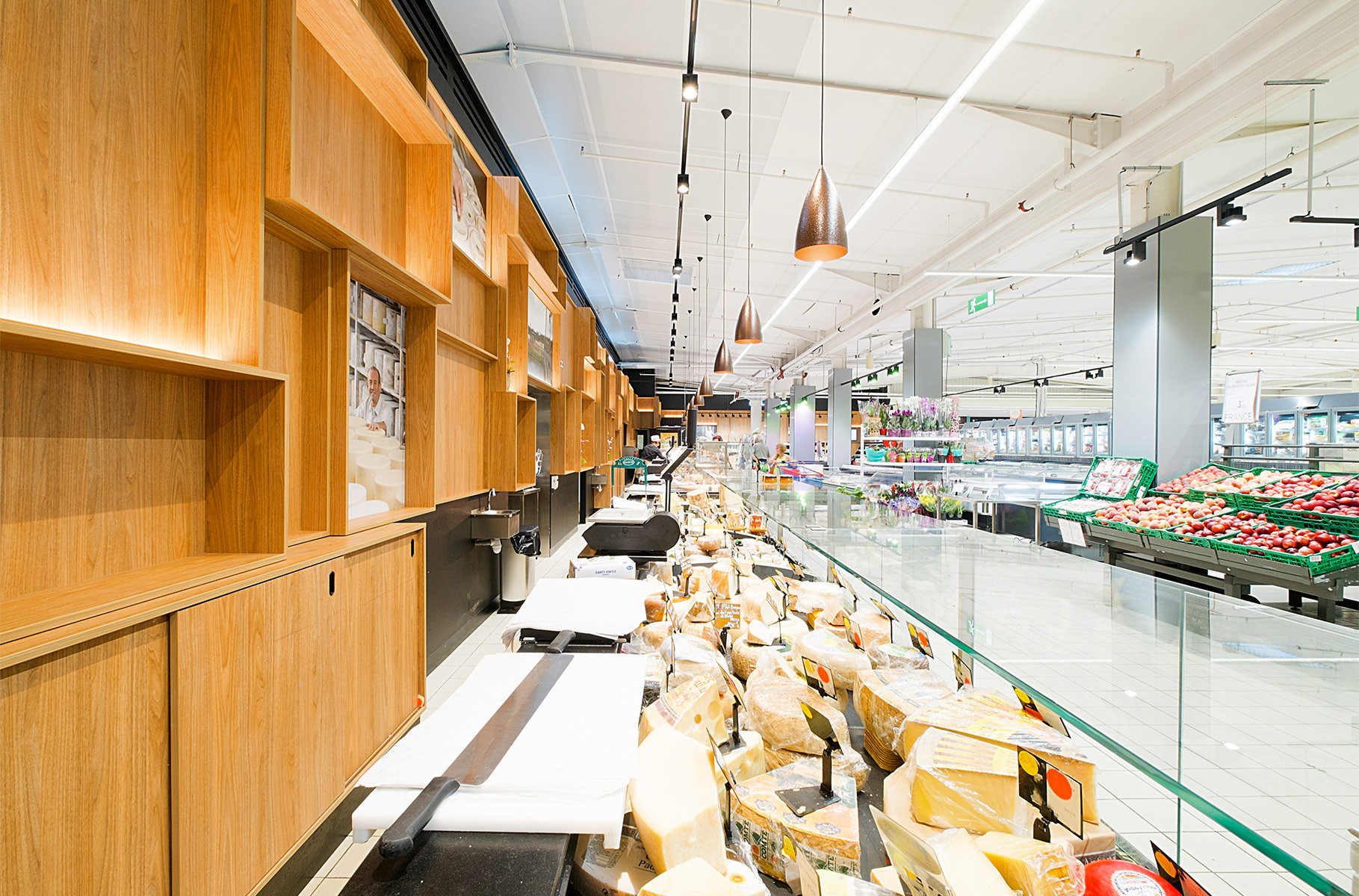 Photographie depuis la fromagerie de l'intérieur de Villemur-sur-Tarn